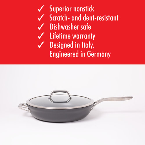ZWILLING J.A. Henckels Zwilling Motion Hard Anodized 5qt Aluminum Nonstick Deep Frying Pan